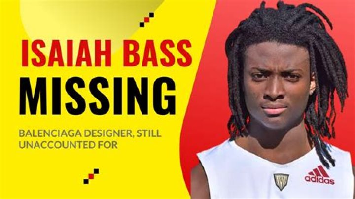 Isaiah Bass's Missing Balenciaga Handbag